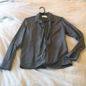 Sandro Paris Men’s Button Down Long Sleeve Shirt